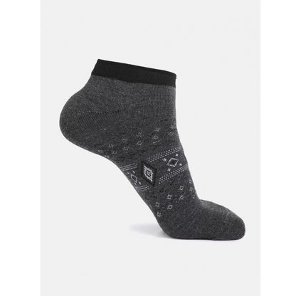 Generic 4 Pairs Unisex Casual Cotton Blended Printed Ankle length Socks (Assorted)