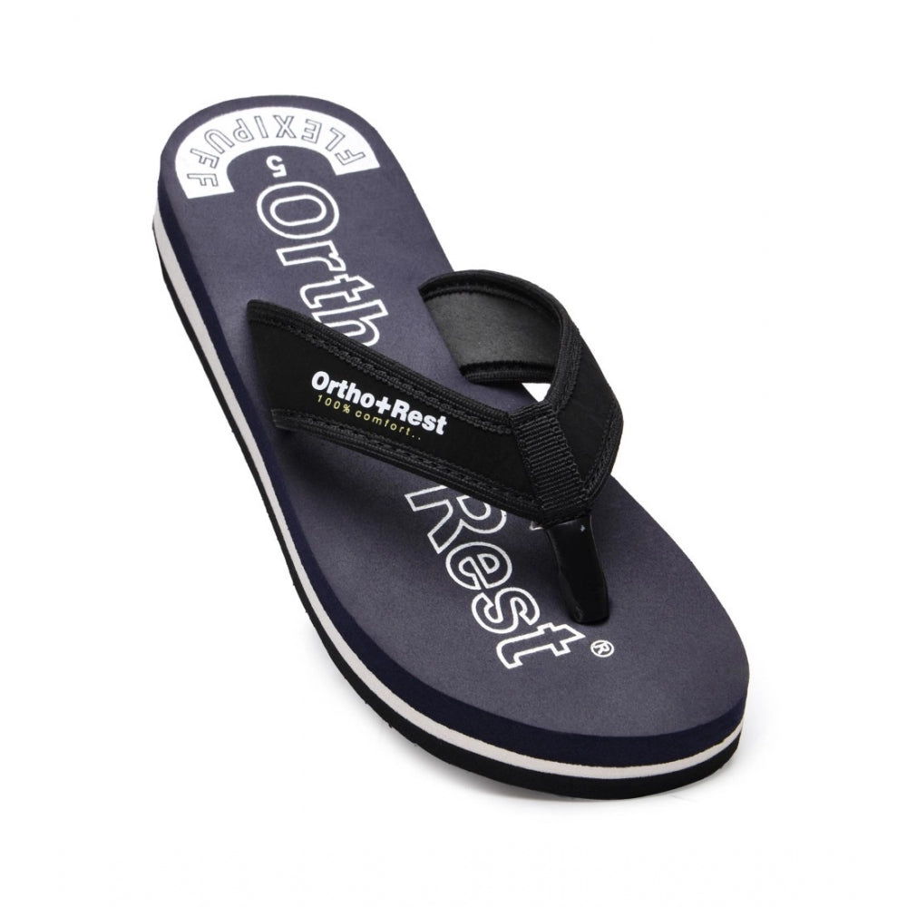 Generic Unisex Rubber Comfortable Orthopedic Doctor Slipper and Flip Flops (Blue)