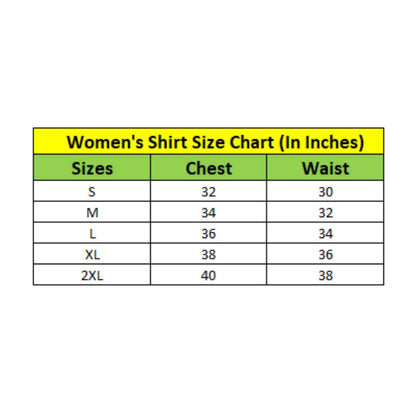 Generic Women's Polyester Printed Long Sleeves Standard Length Shirt (White)