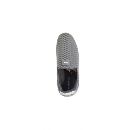 Generic Men's Casual Synthetic Leather Pull On Shoes (Grey)