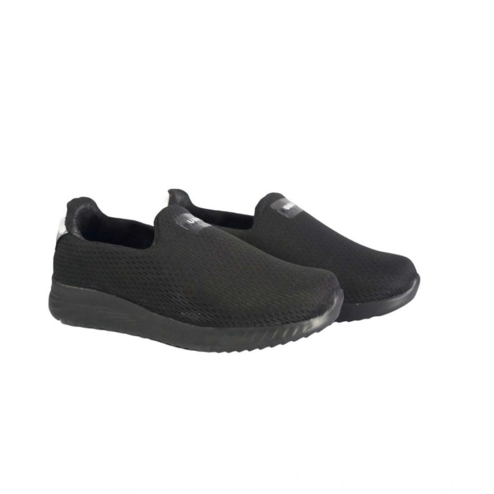 Generic Men's Casual Synthetic Leather Pull On Shoes (Black)